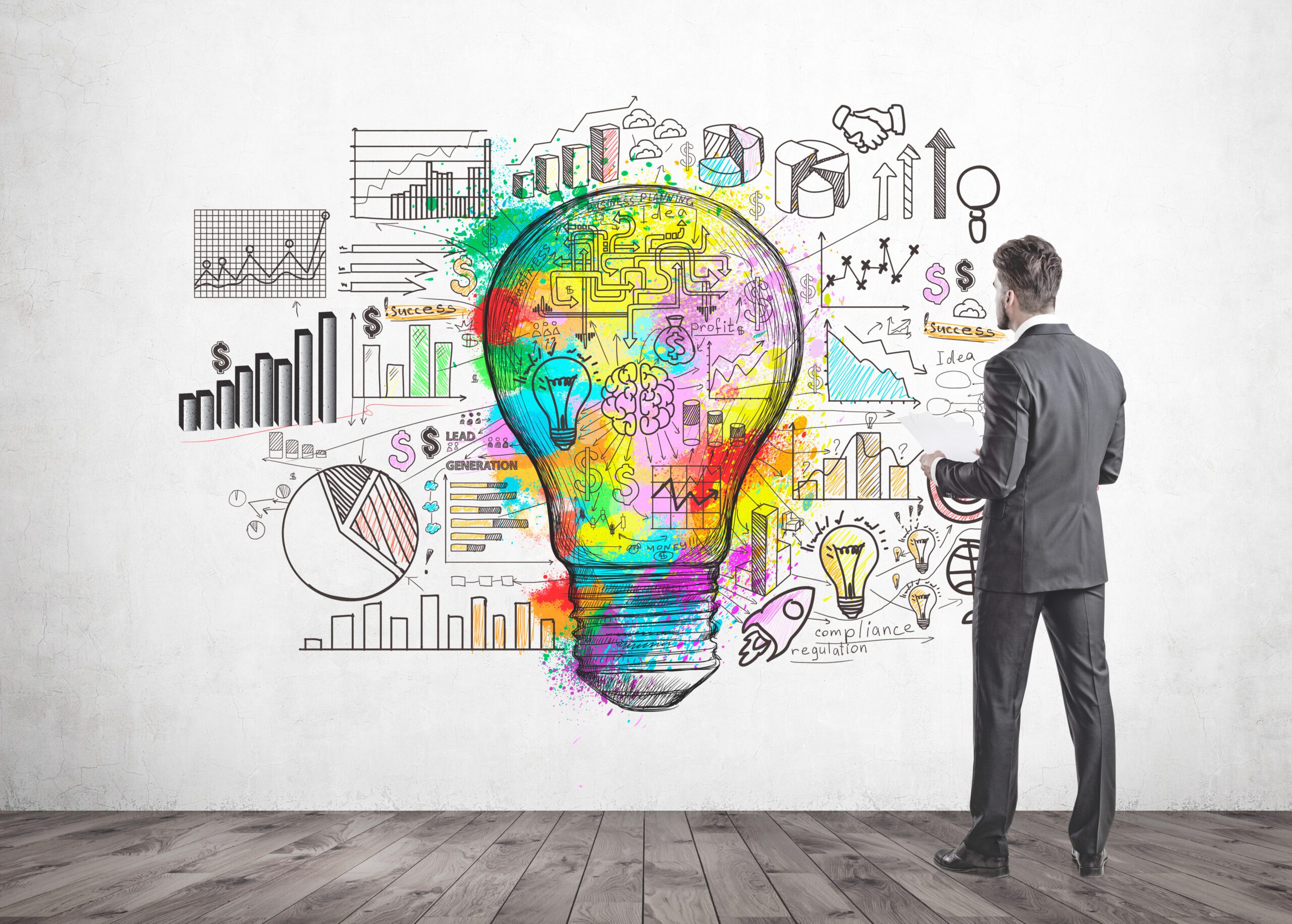 A businessman evaluates his data strategies.